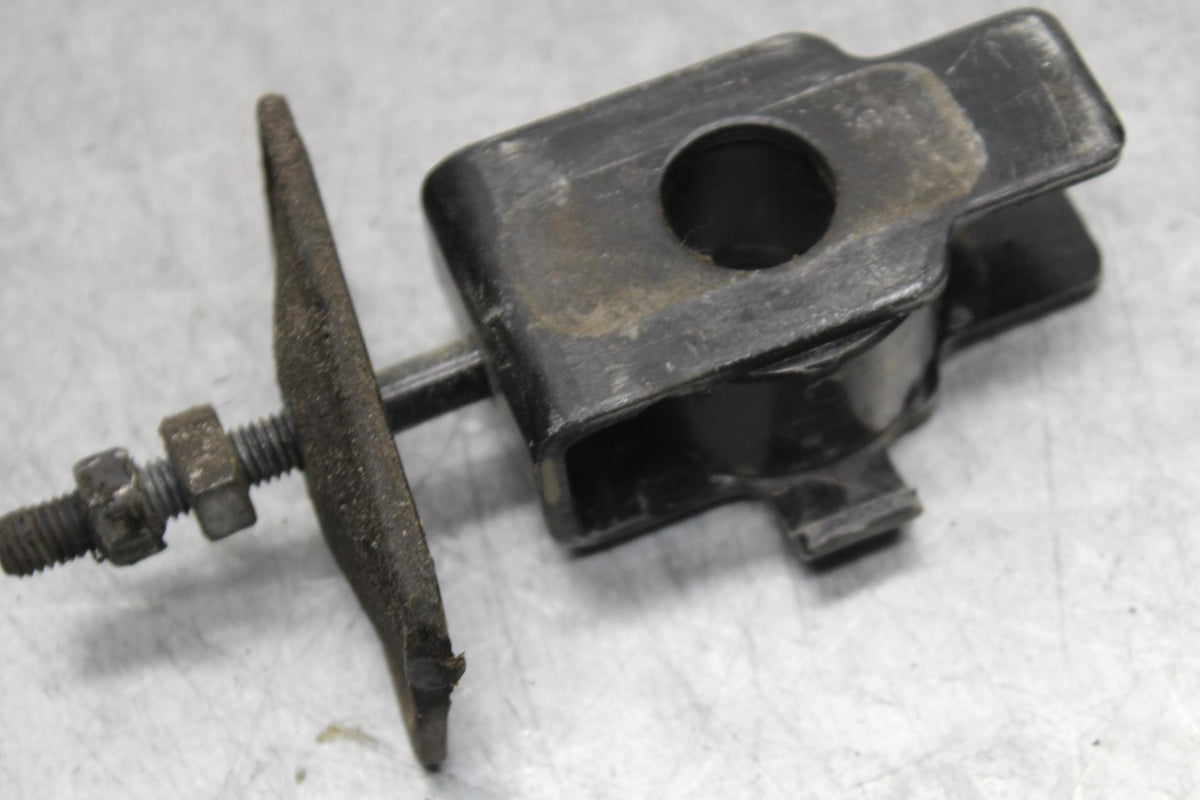 2008 Honda CBF1000 SWINGARM CHAIN TENSIONER ADJUSTMENT BRACKET SET PAIR  BB641