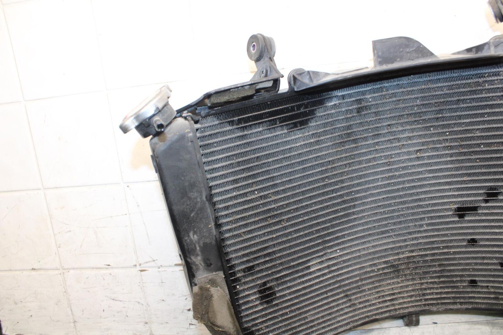 07 YAMAHA YZF R6 ENGINE RADIATOR COOLER COOLING RADIATER 2C0-12461-00-00 BB495