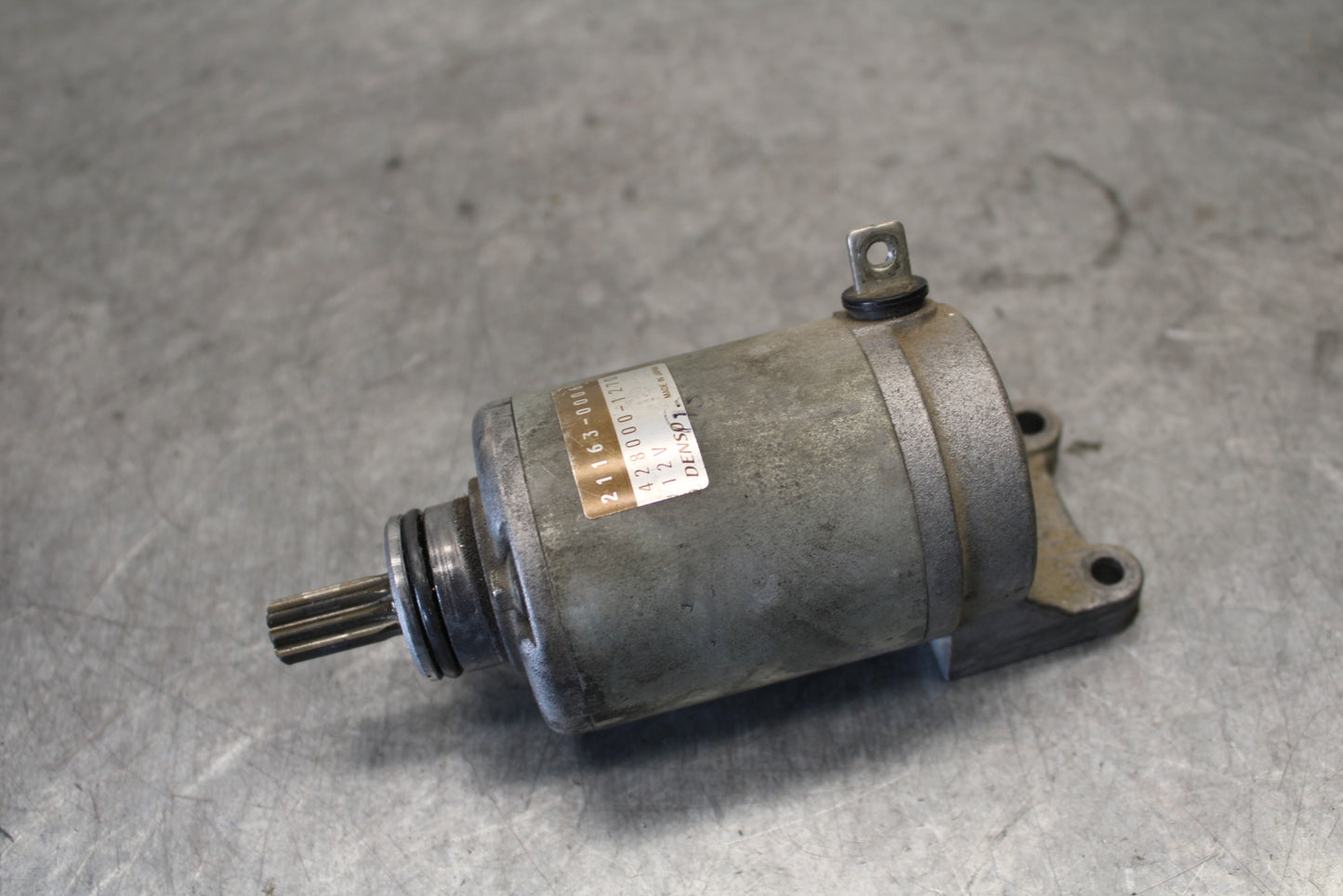 03-04 KAWASAKI NINJA ZX6RR ENGINE STARTER MOTOR -DC 12V 21163-0006 BB684