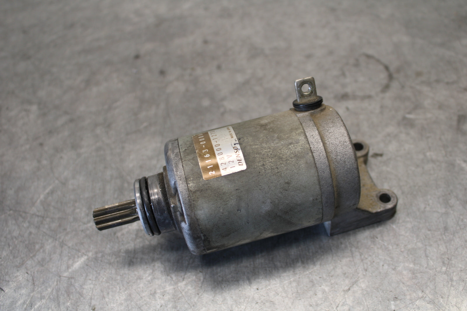 03-04 KAWASAKI NINJA ZX6RR ENGINE STARTER MOTOR -DC 12V 21163-0006 BB684