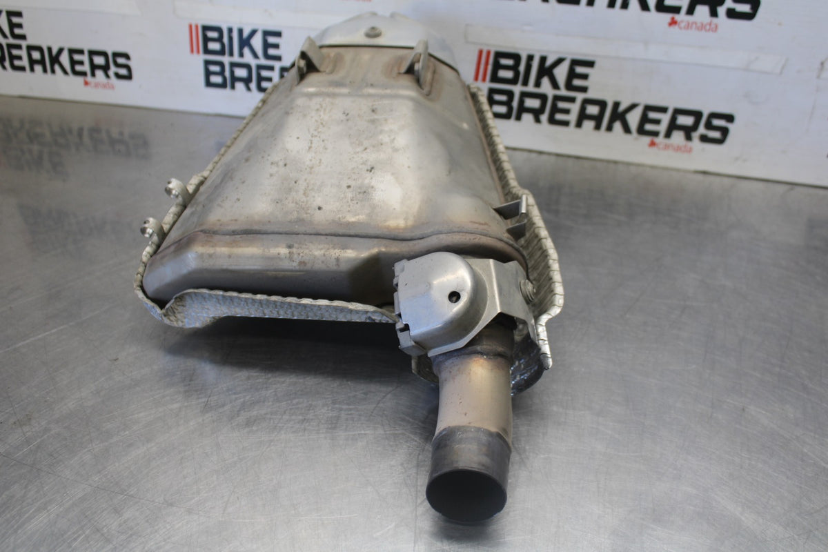 07-08 KAWASAKI NINJA ZX6R EXHAUST PIPE MUFFLER SLIP ON CAN SILENCER BB937