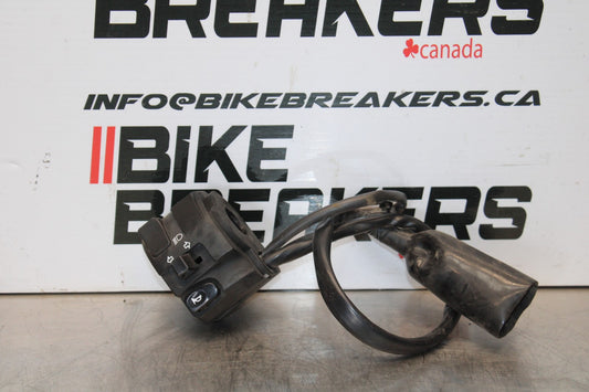 18-23 KAWASAKI NINJA 400 EX400 ABS LEFT CLIP ON HANDLE HORN SIGNALS SWITCH BB177