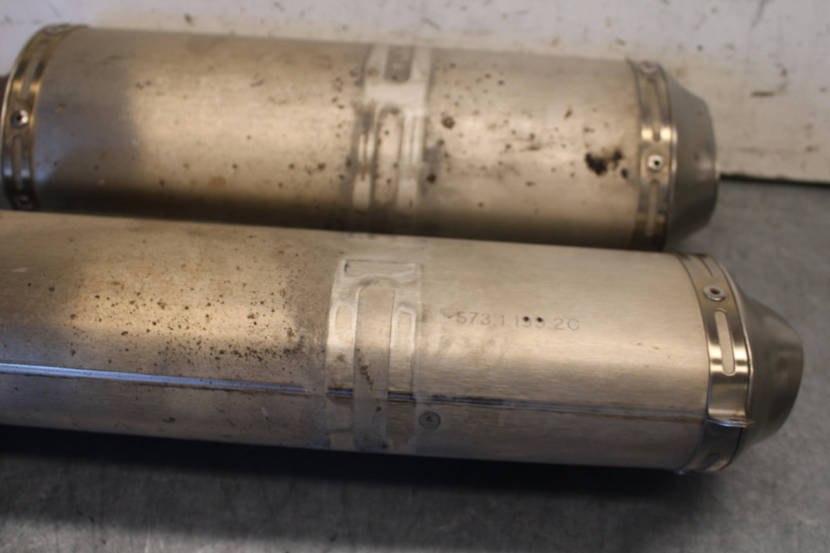 07-08 DUCATI 1098 EXHAUST PIPE MUFFLER SLIP ON CAN SILENCER BB699