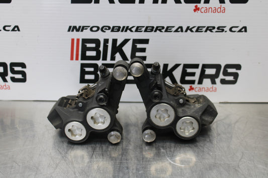 14-17 YAMAHA FZ07 RIGHT LEFT FRONT BRAKE CALIPER SET PAIR CALIPERS BB162