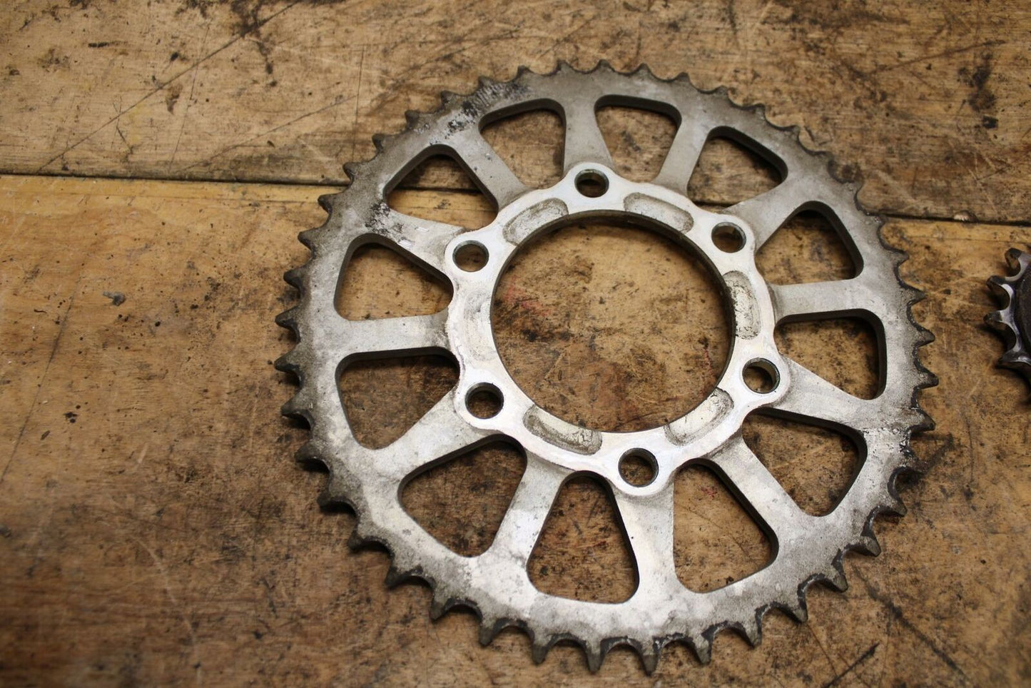 13-18 KAWASAKI NINJA ZX6R REAR BACK SPROCKET W FRONT SPROCKET BB342