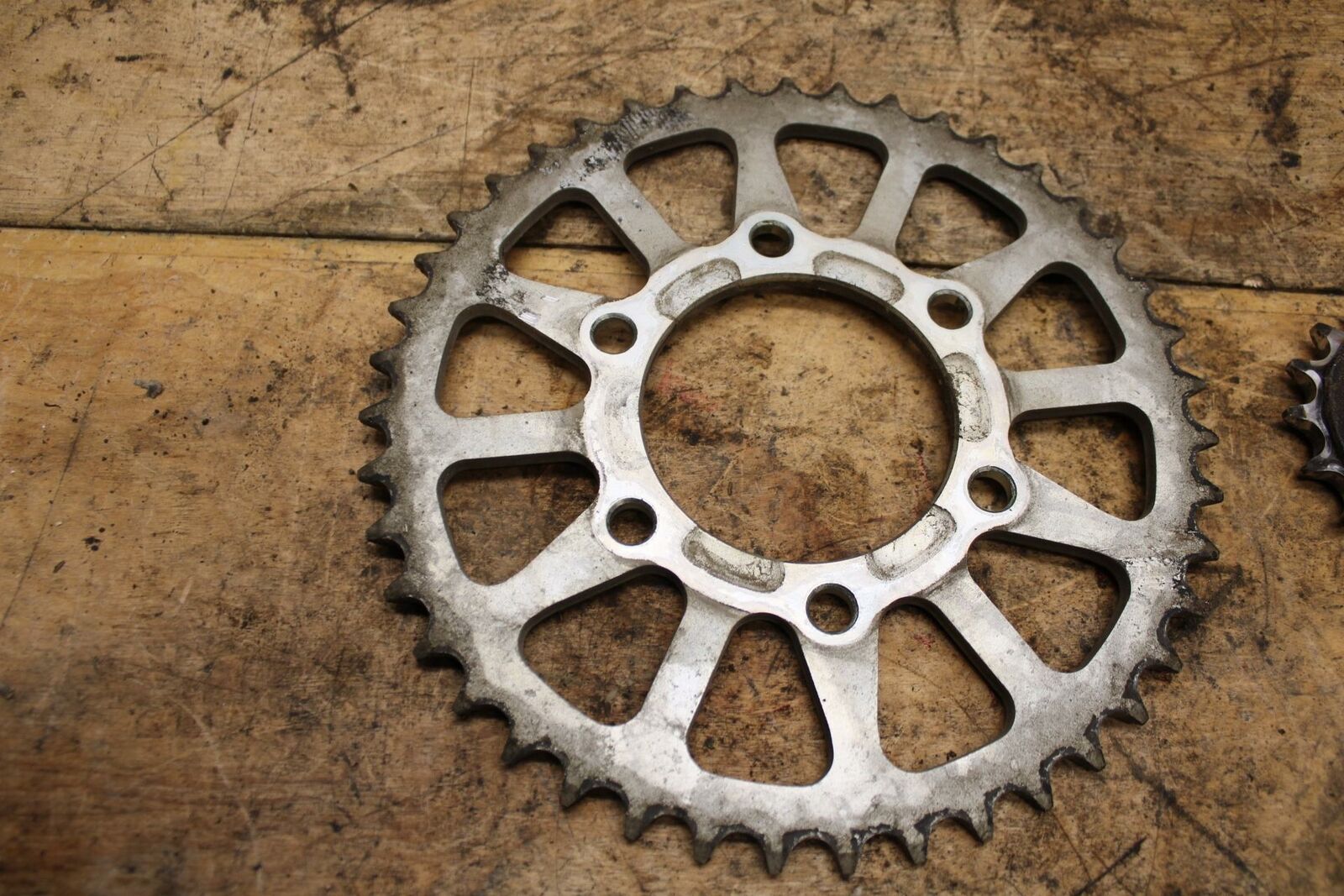 13-18 KAWASAKI NINJA ZX6R REAR BACK SPROCKET W FRONT SPROCKET BB342