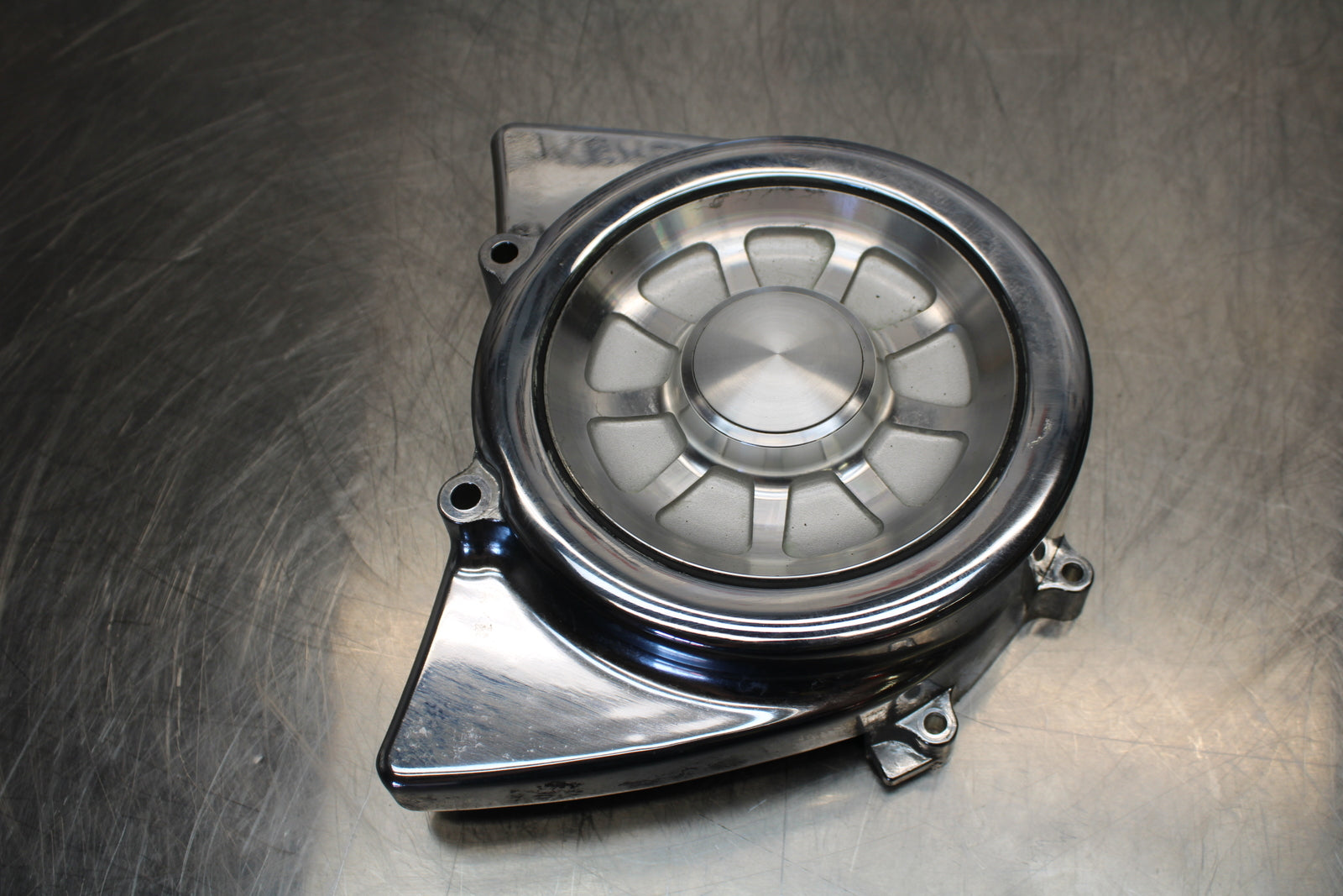 04 YAMAHA ROAD STAR XV1700A ENGINE BELT COVER BB155