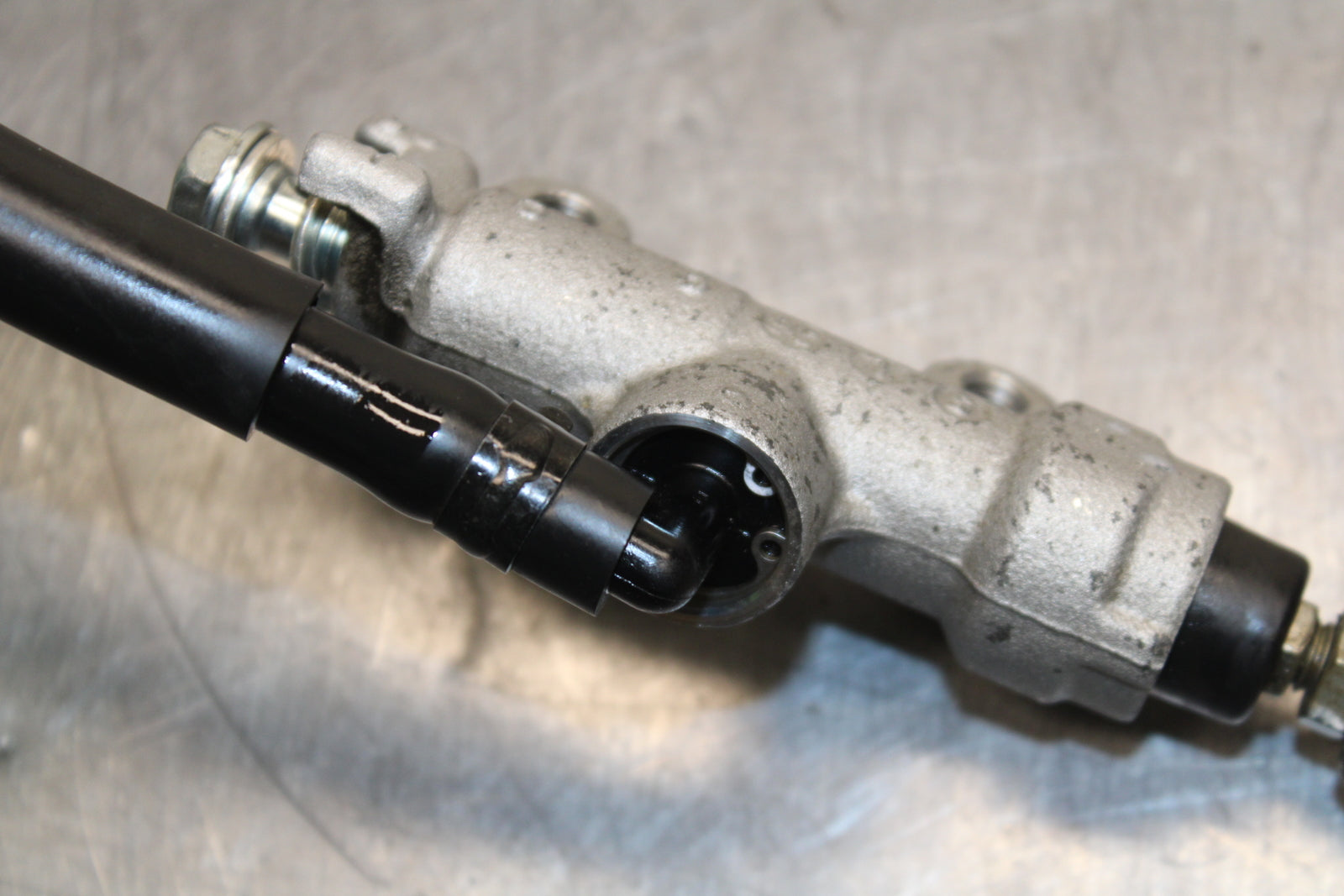 12-17 KAWASAKI NINJA 650 REAR BACK BRAKE MASTER CYLINDER W RESERVOIR BB129