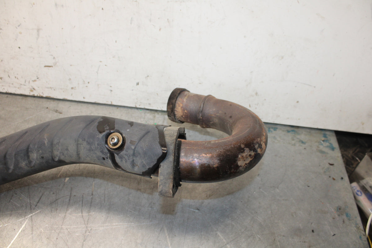 08-18 KAWASAKI KLR650 FULL EXHAUST SYSTEM HEADERS PIPE MUFFLER BB707