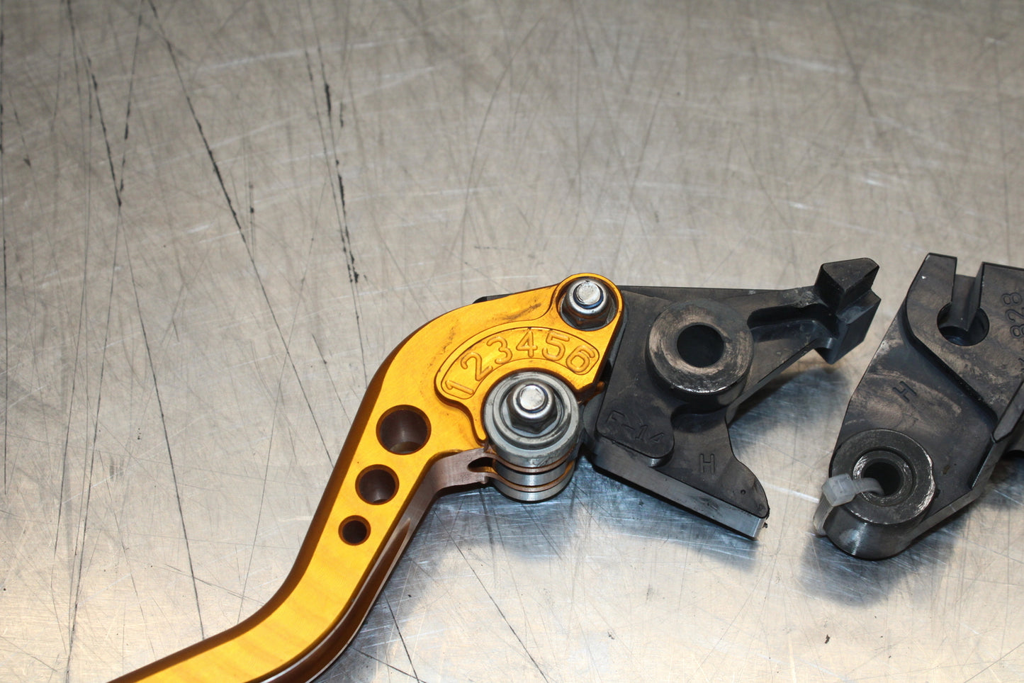 04-05 KAWASAKI NINJA ZX10R PAZZO RACING CLUTCH LEVER & FRONT BRAKE LEVER BB163