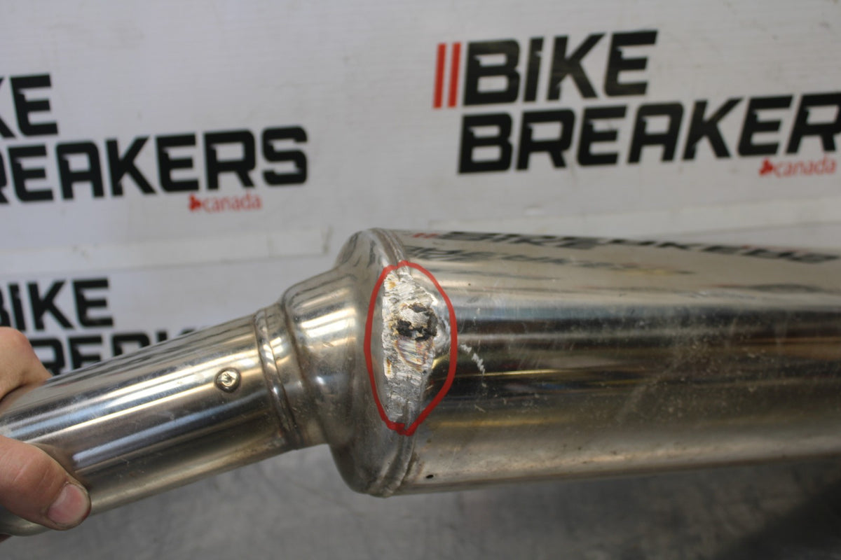 98-05 HONDA SUPER HAWK 1000 VTR1000F EXHAUST MUFFLER SLIP ON SILENCER SET BB924
