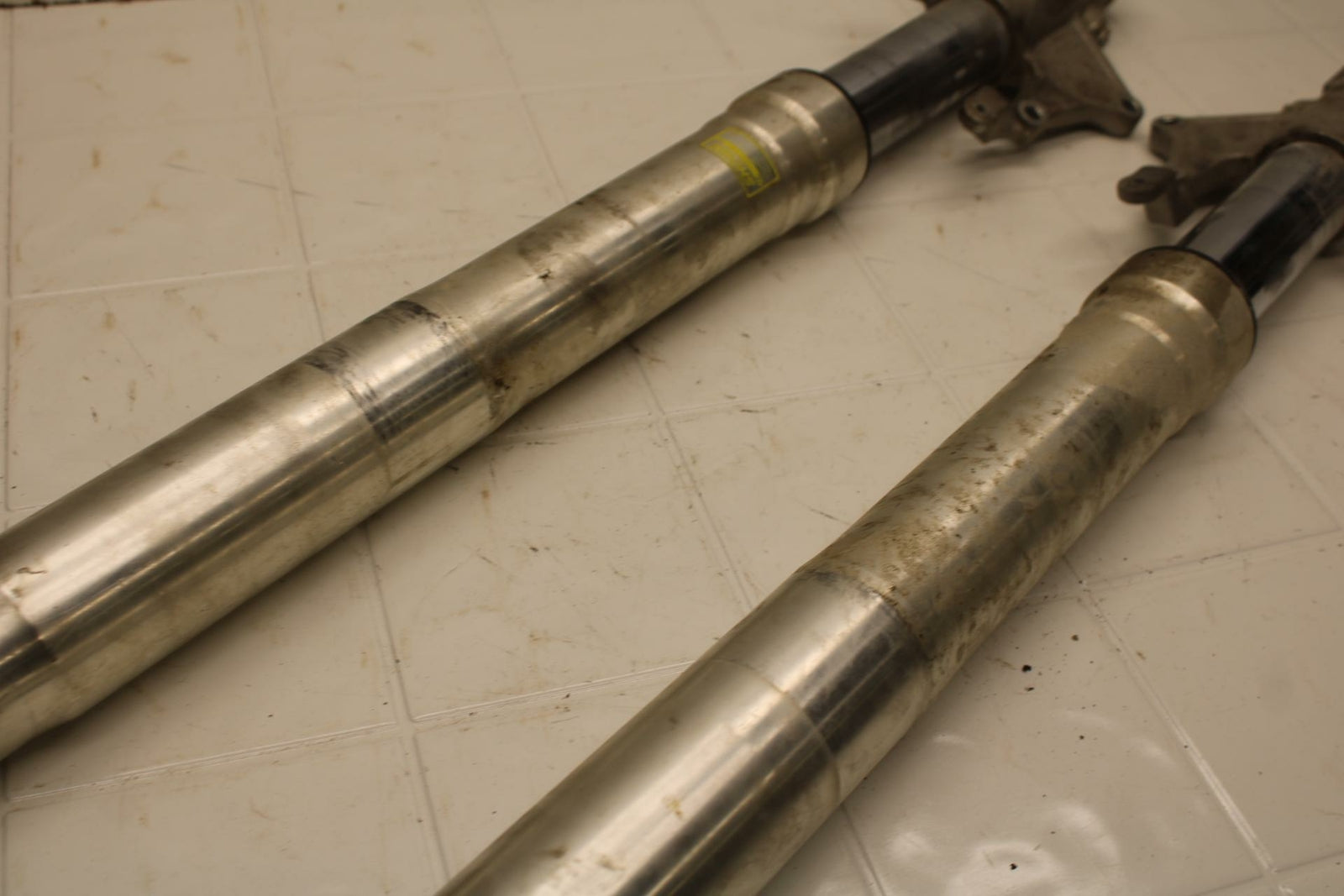01-02 SUZUKI GSXR750 FRONT FORKS SHOCK SUSPENSION SET PAIR BB402