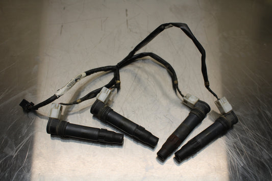 05-06 HONDA CBR600RR IGNITION COILS COIL SPARK PLUG CAPS BB399