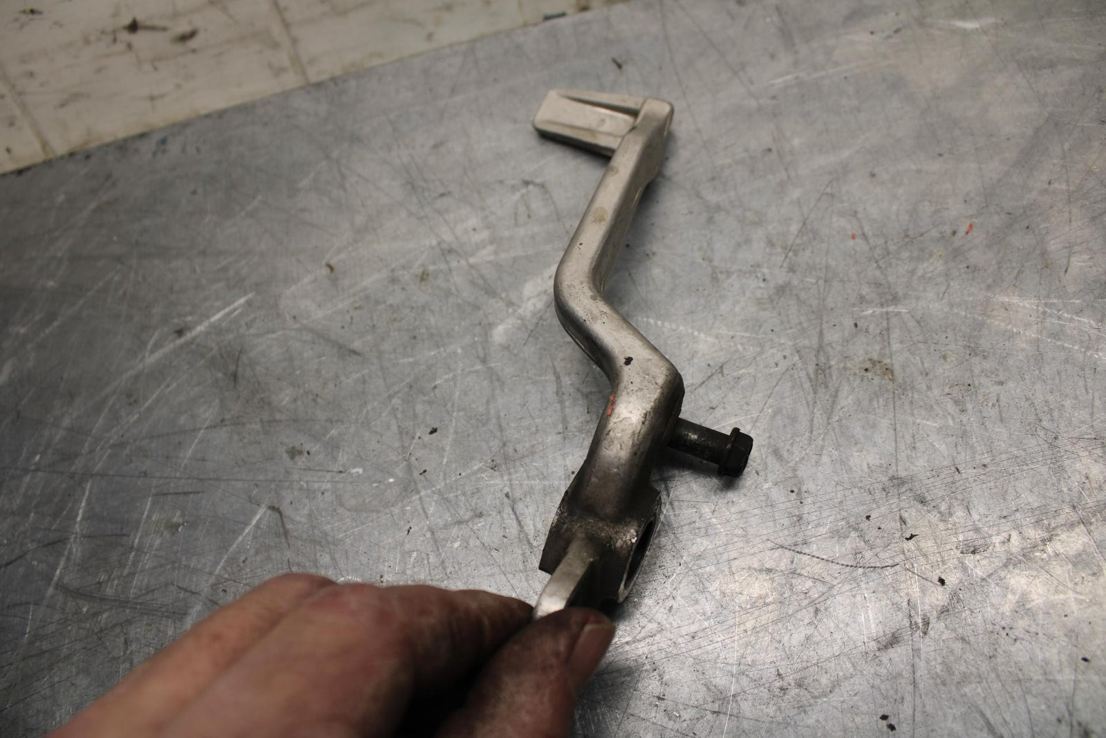 03 KAWASAKI ZX12R RIGHT REARSET BRAKE FOOT PEDAL BB472