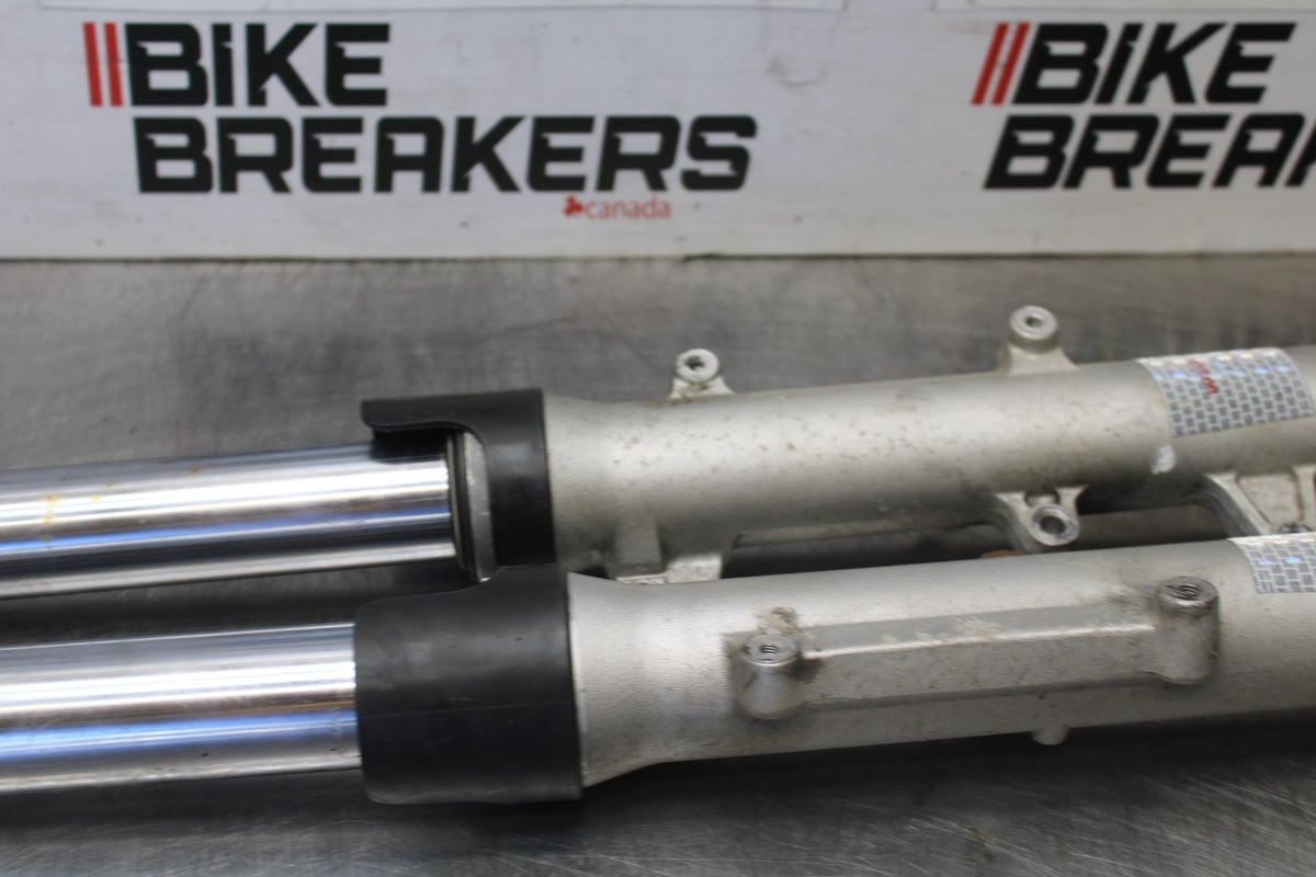06-07 HONDA INTERCEPTOR 800 VFR800 FRONT FORKS SHOCK SUSPENSION SET PAIR BB917