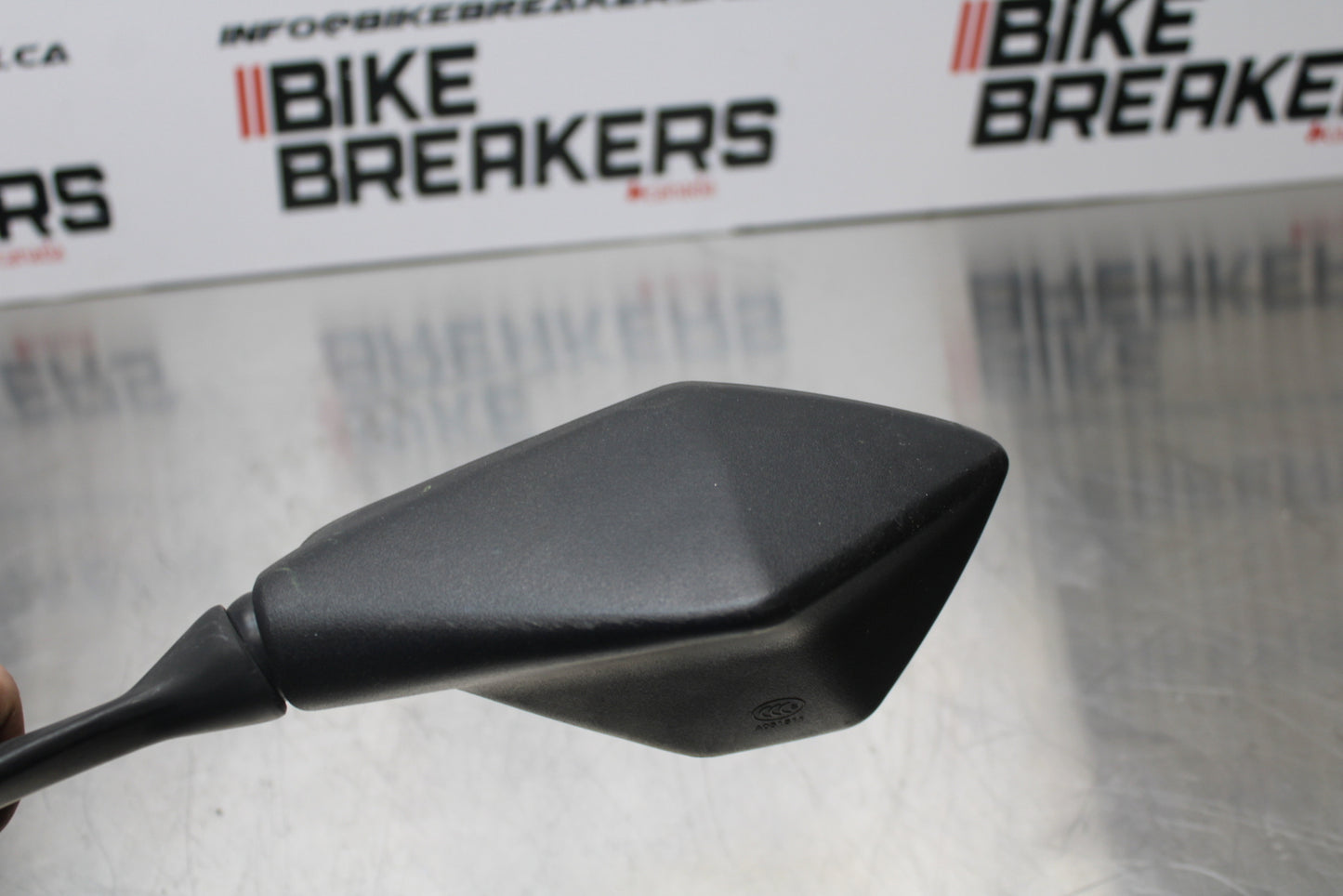 13-17 KAWASAKI NINJA ZX6R ZX636 ABS REAR VIEW MIRROR SET PAIR MIRRORS BB143