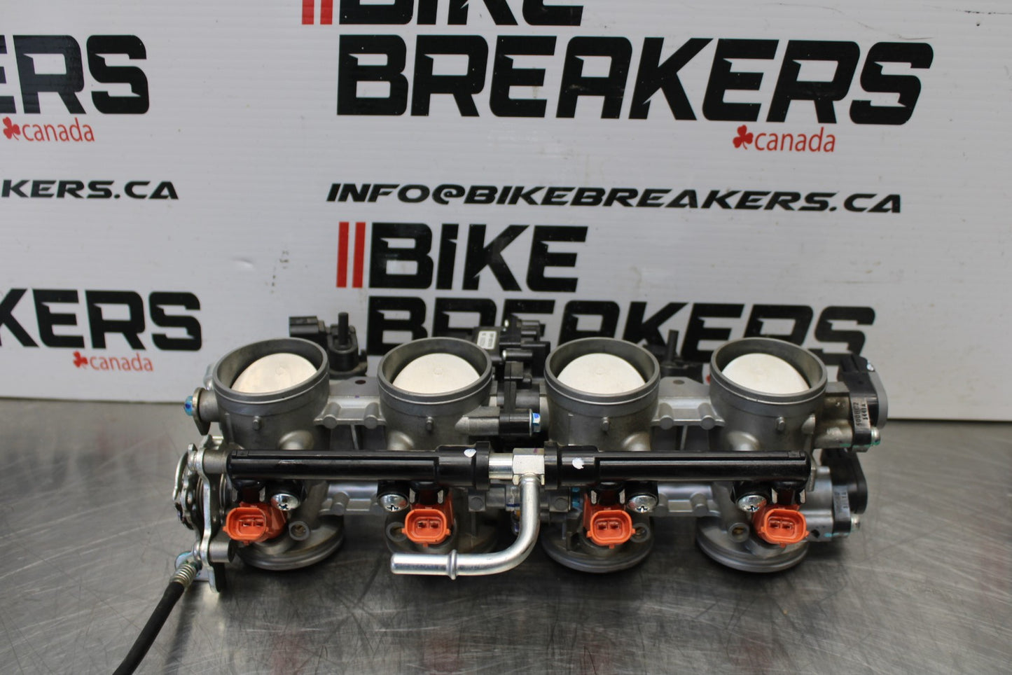 21-23 KAWASAKI NINJA ZX6R MAIN FUEL INJECTORS / THROTTLE BODIES BB179