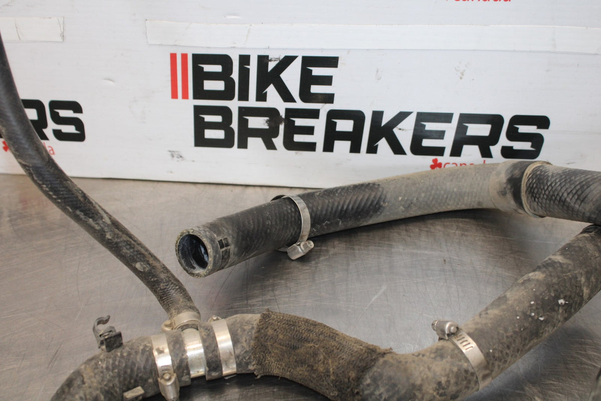08 KAWASAKI ZX6R RADIATOR HOSES ENGINE COOLANT WATER PIPES HOSE KIT SET BB896