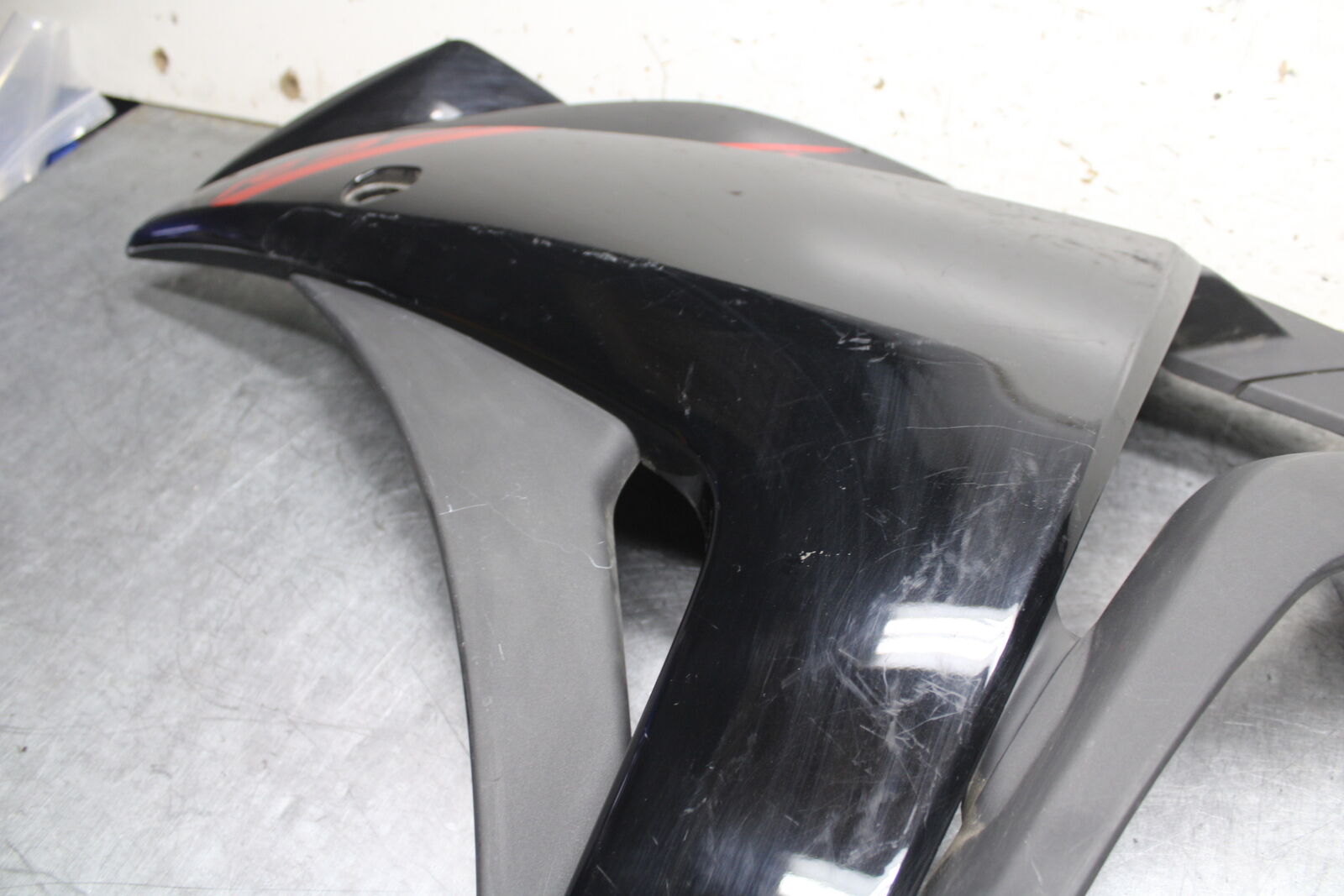 15-17 YAMAHA YZF R3 LEFT LOWER MID UPPER SIDE FAIRING COWL BB526