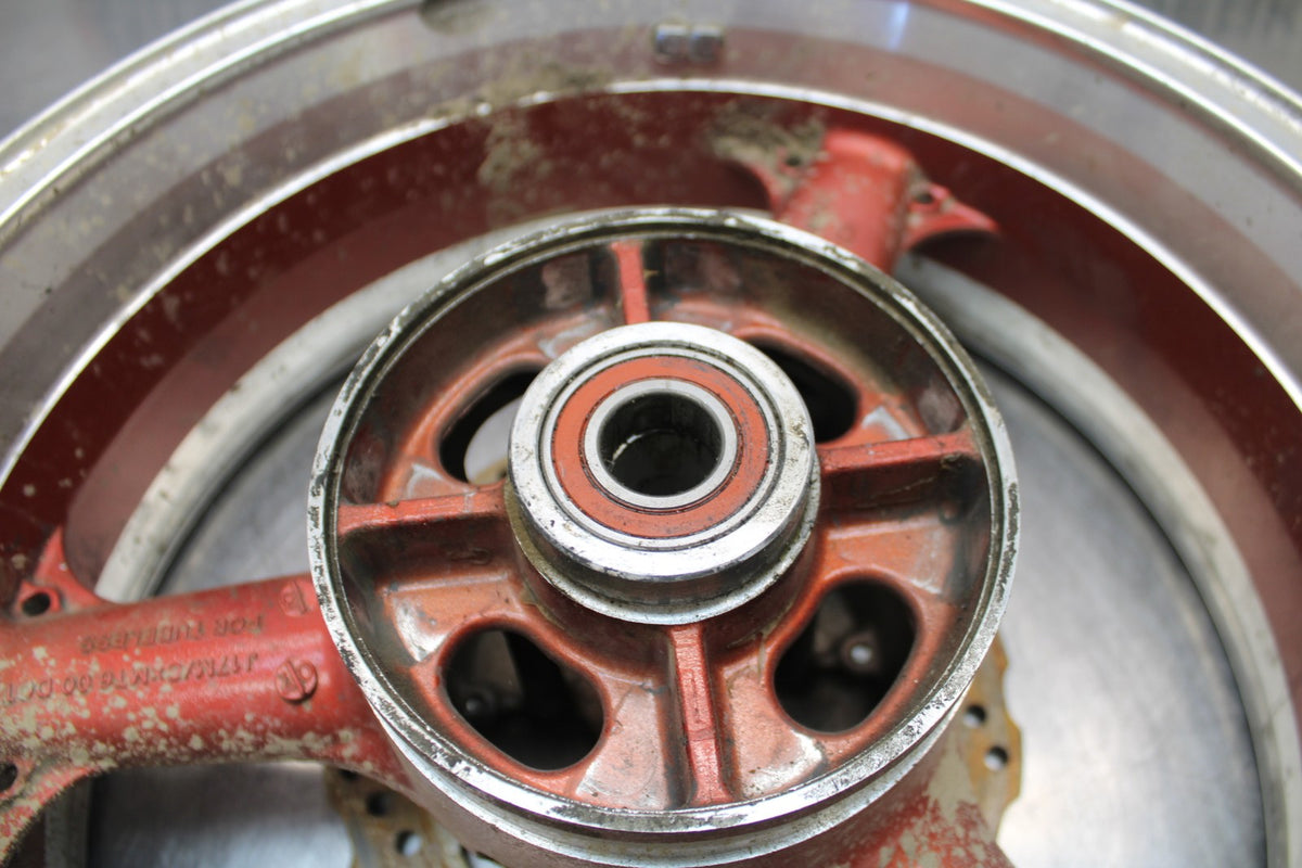 07 KAWASAKI Z1000 REAR WHEEL BACK RIM & ROTOR BB148