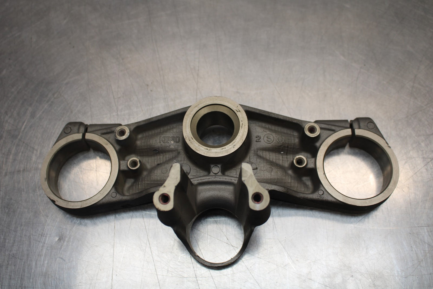 07-08 KAWASAKI NINJA ZX6R FORKS UPPER TRIPLE TREE CLAMP 44039-0072-829 BB203