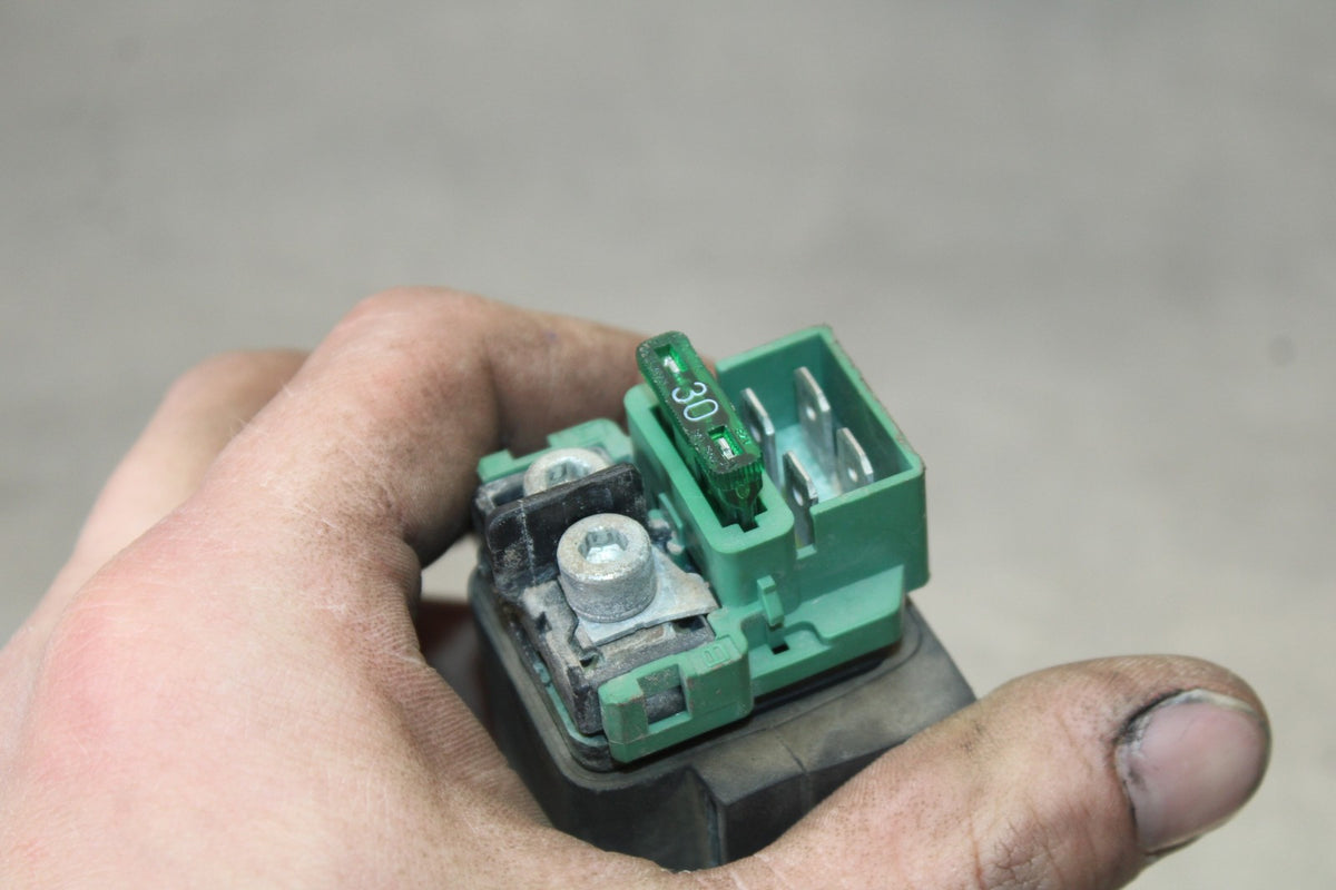 03-08 HONDA VTX1300C ENGINE STARTER RELAY STARTING MOTOR SWITCH BB868