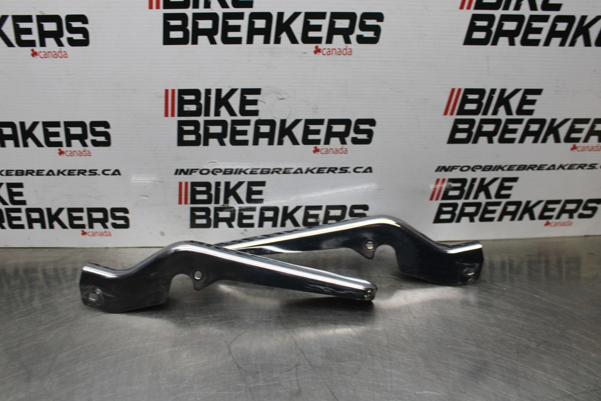 99-00 HARLEY-DAVIDSON ELECTRA GLIDE FLHT REAR STRUT FRAME COVER SET PAIR BB805