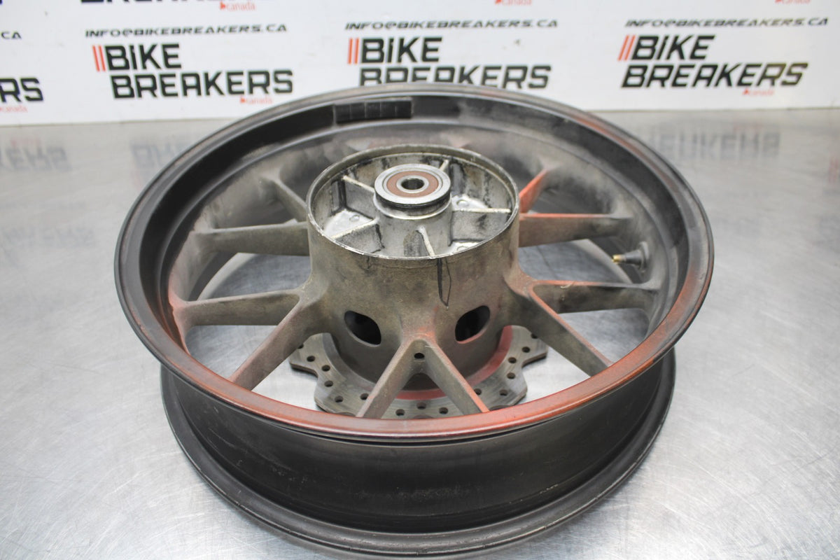 13-15 HONDA CBR500R REAR WHEEL BACK RIM & ROTOR BB834