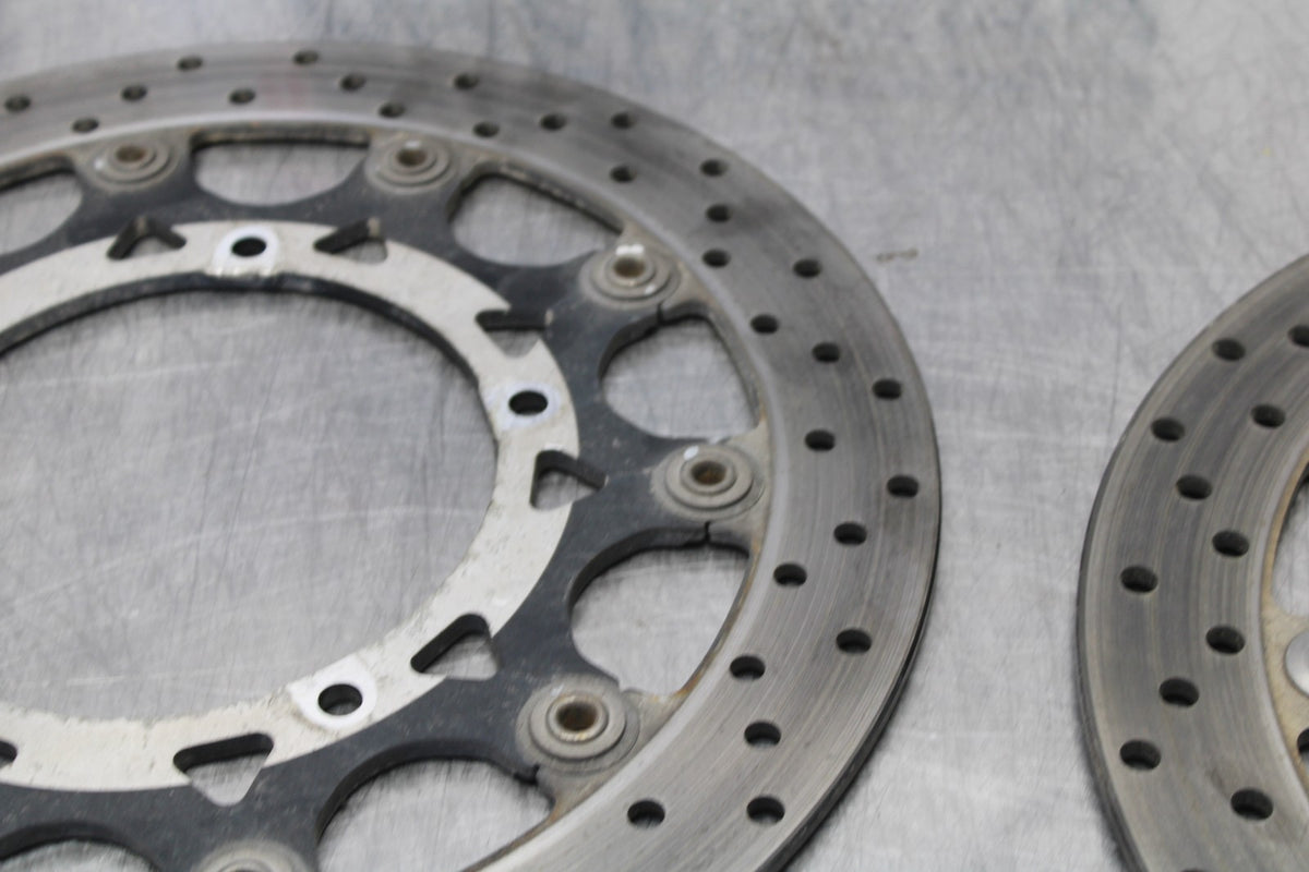 04-05 YAMAHA YZF R1 FRONT LEFT RIGHT BRAKE ROTORS DISCS  BB173
