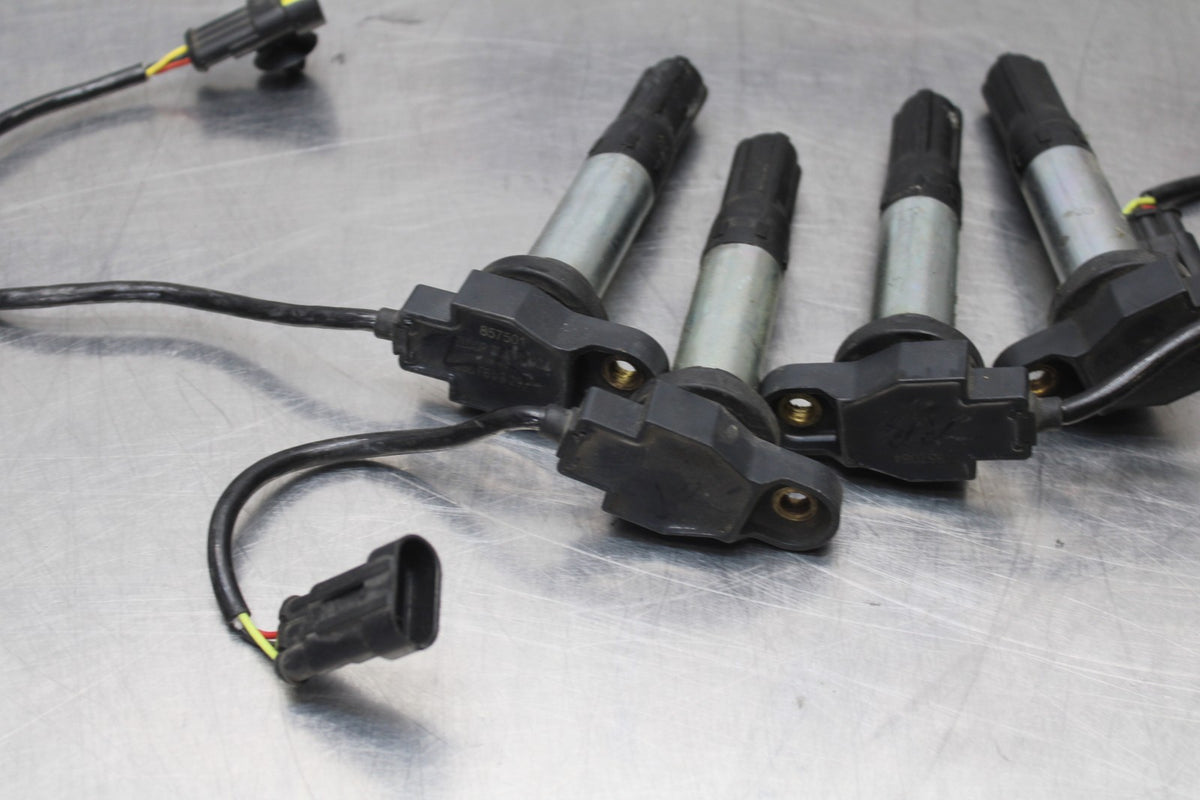 15 APRILIA RSV4 FACTORY APRC ABS IGNITION COILS COIL SPARK PLUG CAPS BB901