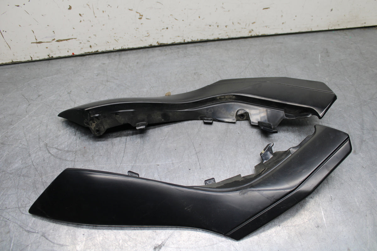 12-17 KAWASAKI ER-6N Z650 RIGHT LEFT FRONT SIDE SEAT PANELS TRIMS FAIRINGS BB709