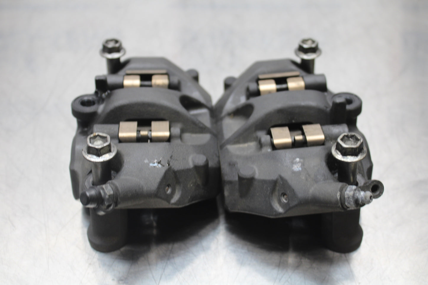 13-17 KAWASAKI NINJA ZX6R ZX636 ABS RIGHT LEFT FRONT BRAKE CALIPER SET BB143