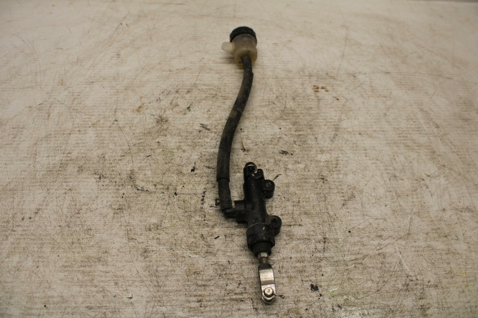 12-13 KAWASAKI EX300 NINJA REAR BACK BRAKE MASTER CYLINDER W RESERVOIR BB373