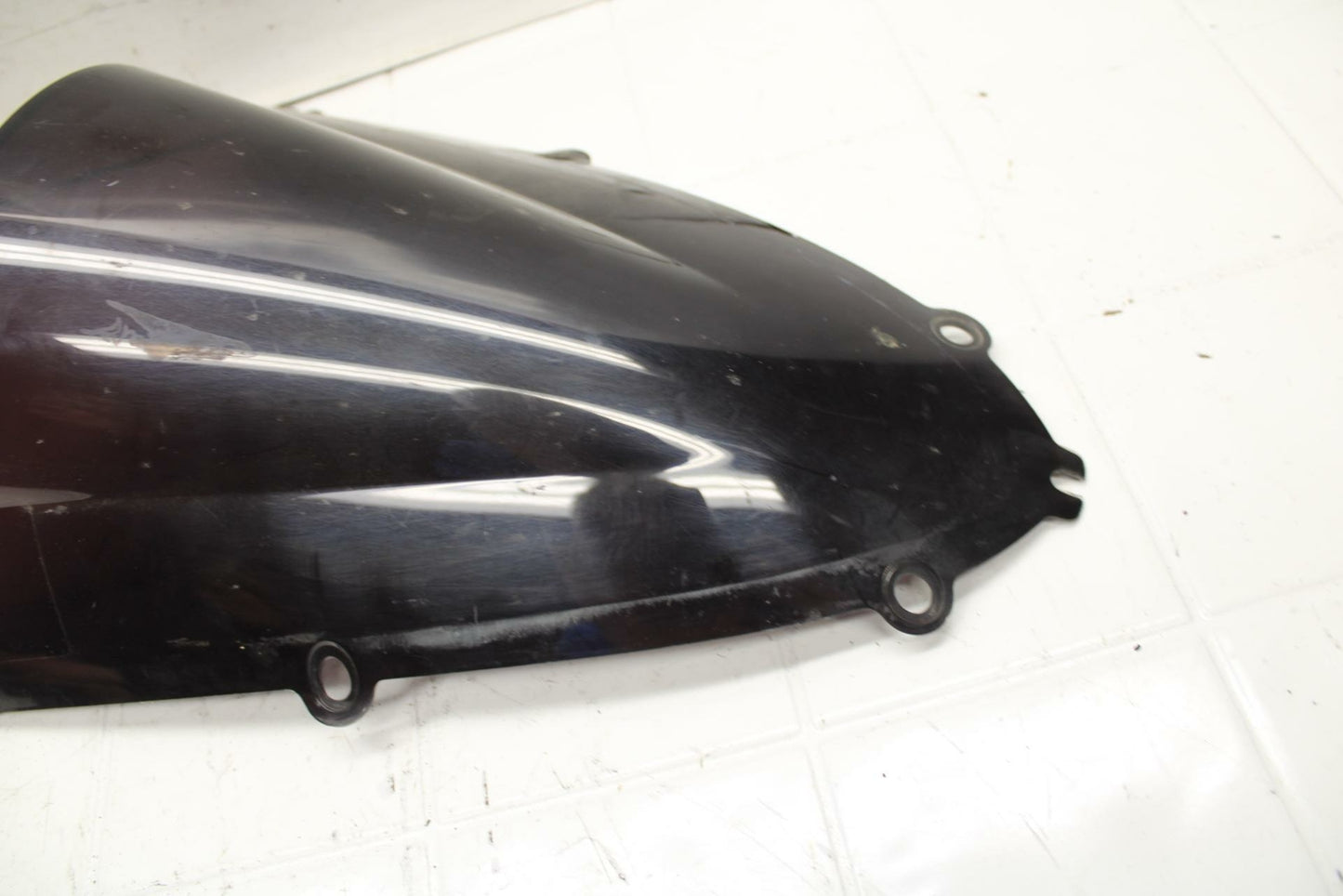 98-99 YAMAHA YZF R1 DOUBLE BUBBLE SMOKE FRONT WINDSHIELD WINDSCREEN  BB08