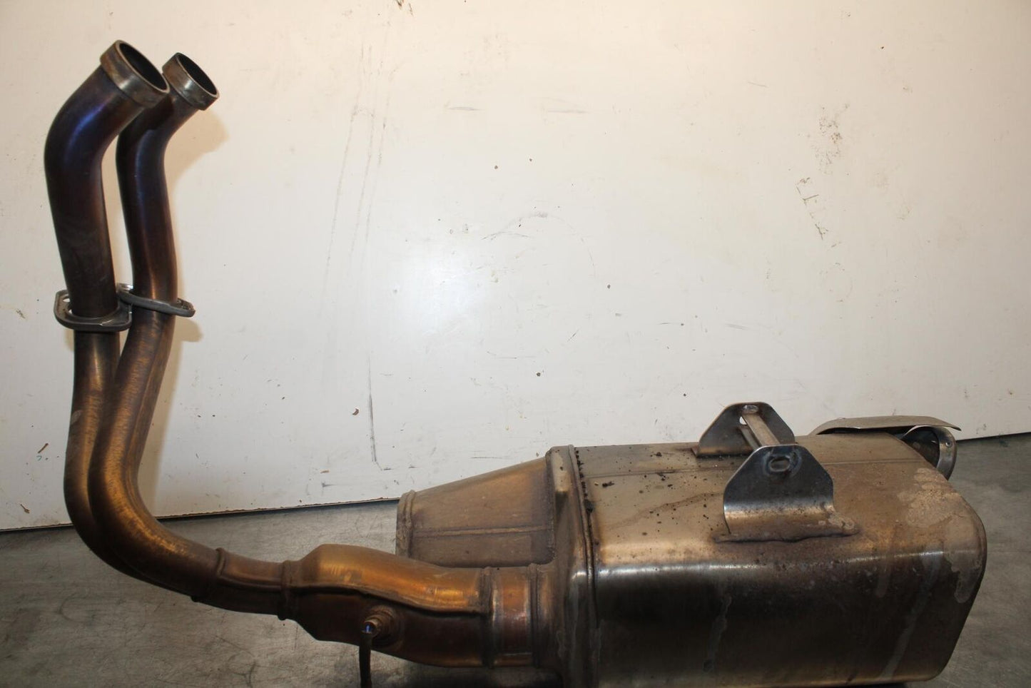 12-17 KAWASAKI ER-6N Z650 FULL EXHAUST SYSTEM HEADERS PIPE MUFFLER  BB607