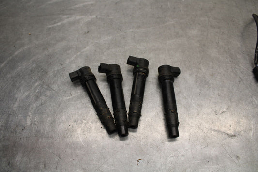 09-12 KAWASAKI NINJA ZX6R IGNITION COILS COIL SPARK PLUG CAPS BB656