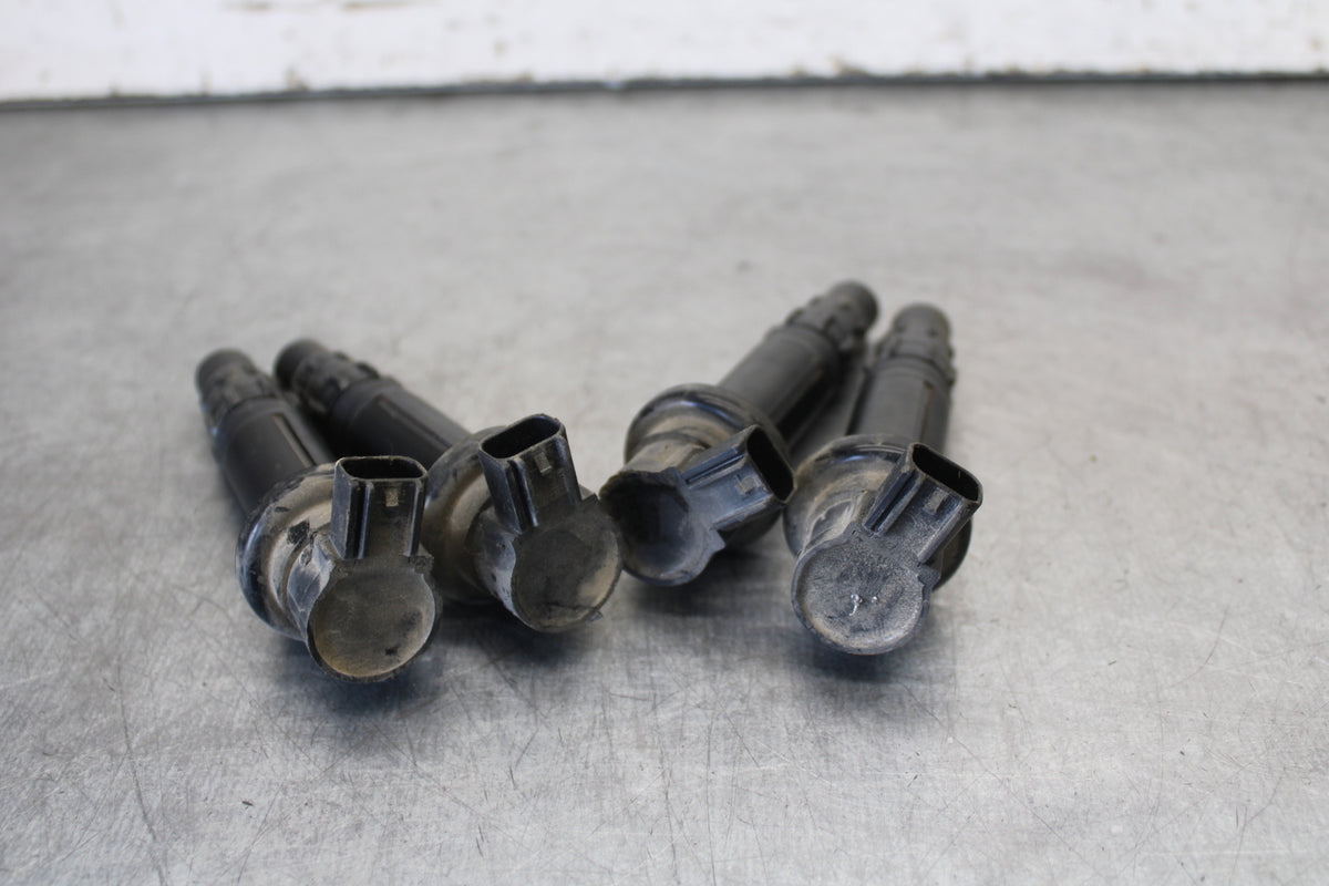09-14 YAMAHA YZF R1 IGNITION COILS COIL SPARK PLUG CAPS 14B-82310-00-00 BB696