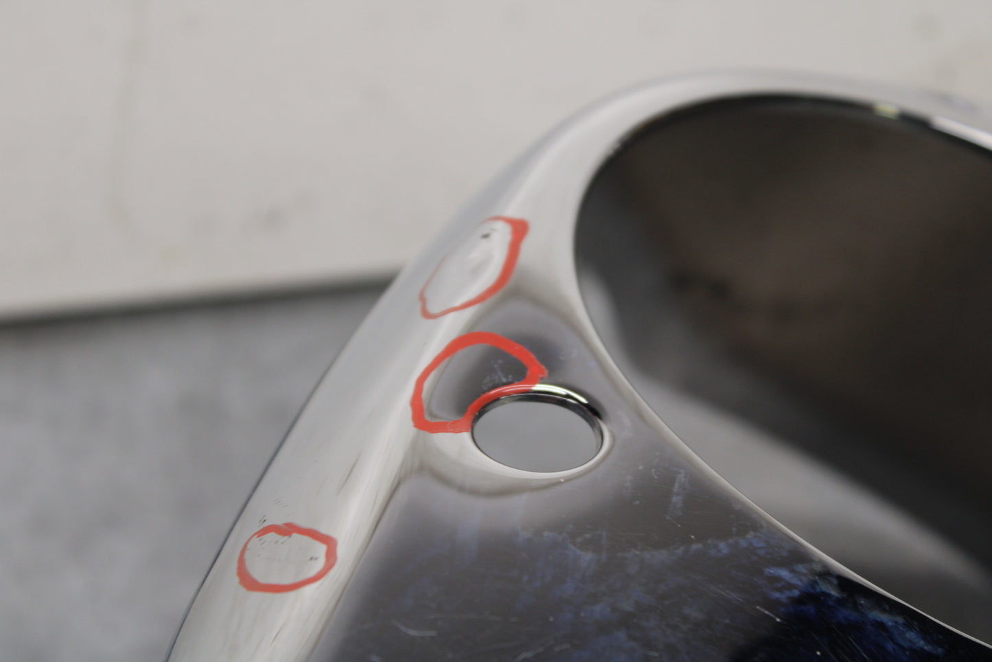 03-08 KAWASAKI VULCAN 1600 GAS TANK CAP COVER TRIM PANELCOWL FAIRING BB754