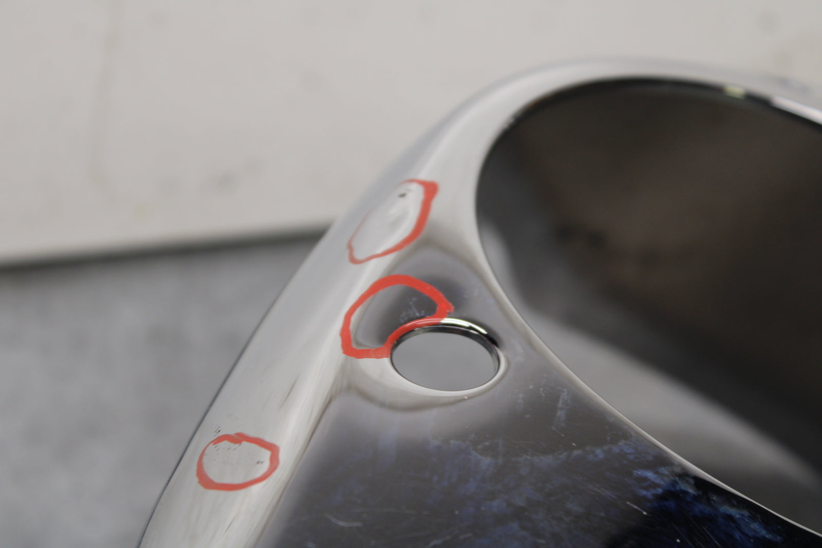 03-08 KAWASAKI VULCAN 1600 GAS TANK CAP COVER TRIM PANELCOWL FAIRING BB754