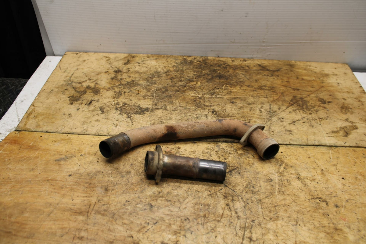 07-11 SUZUKI VSTROM 650 EXHAUST HEADER PIPES MANIFOLD BB340