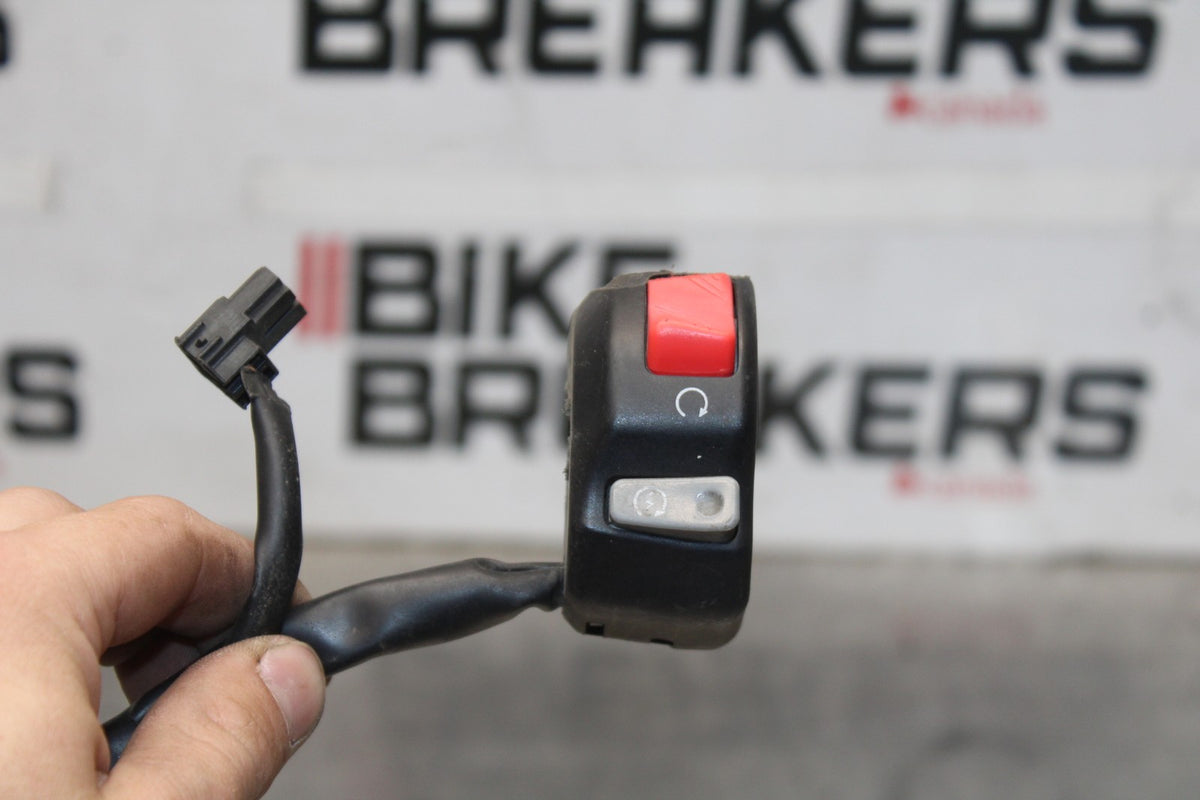13-18 KAWASAKI NINJA ZX6R RIGHT CLIP ON HANDLE KILL OFF START SWITCHES BB915