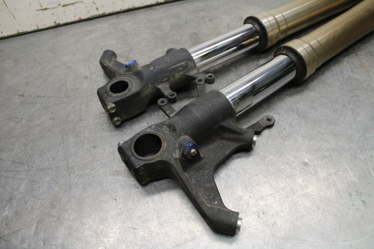 08-10 SUZUKI GSXR 600 FRONT FORKS SHOCK SUSPENSION SET PAIR  BB721