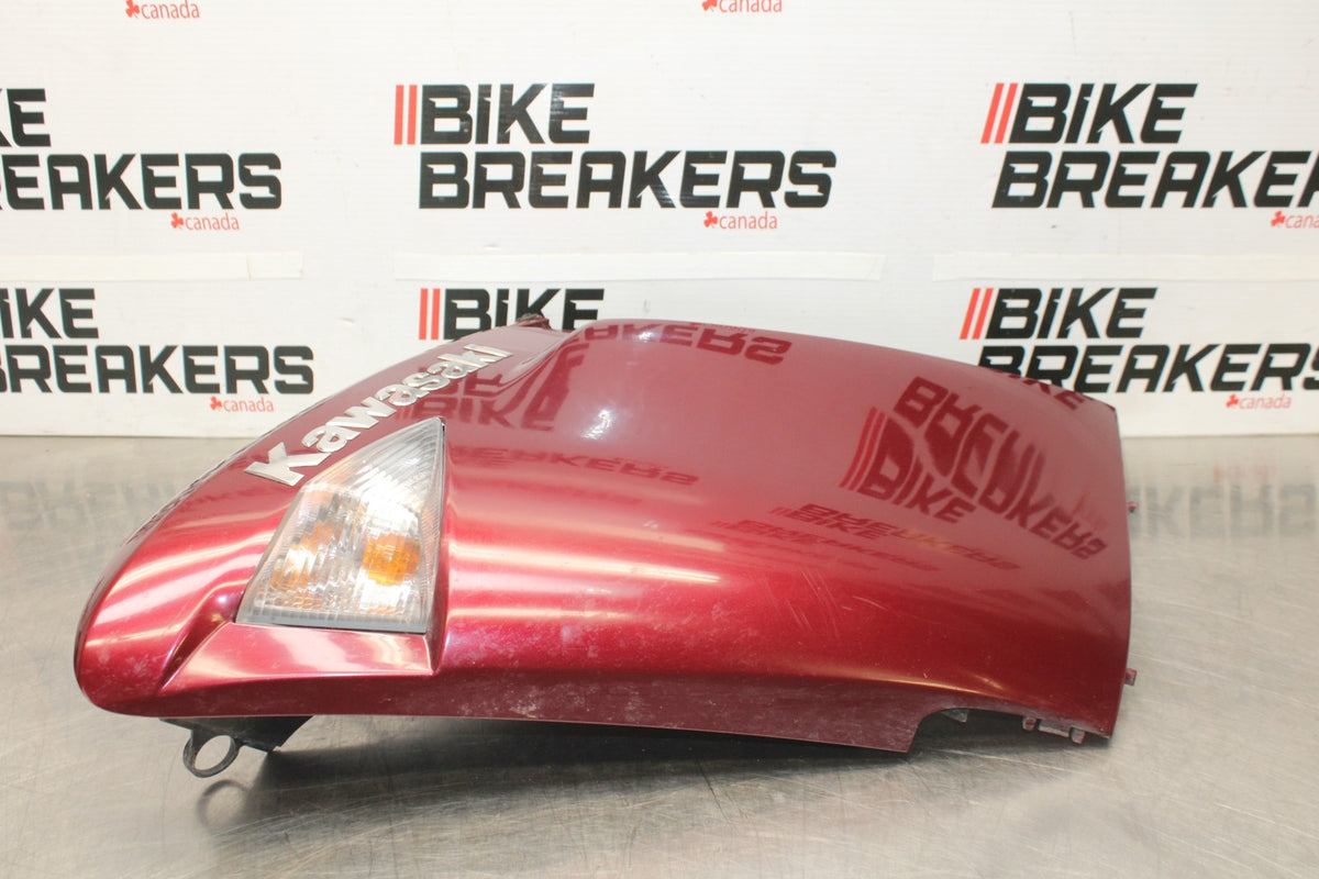 09 KAWASAKI CONCOURS 14 ZG1400B LEFT MID UPPER SIDE FAIRING COWL BB875