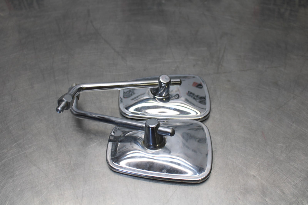 02 KAWASAKI VULCAN 800 VN800B CLASSIC REAR VIEW MIRROR SET PAIR MIRRORS BB862