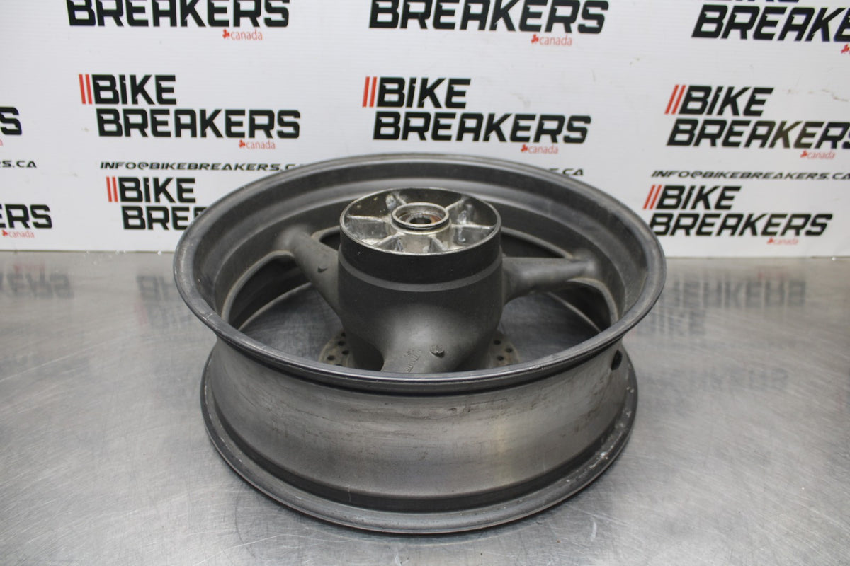 01-06 HONDA CBR600F4I REAR WHEEL BACK RIM & ROTOR BB778