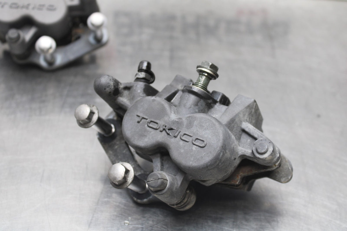 07 KAWASAKI NINJA 650 EX650 RIGHT LEFT FRONT BRAKE CALIPER SET PAIR BB844