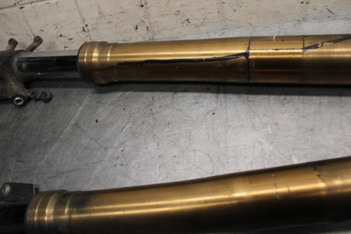 06-07 SUZUKI GSXR600  FORKS SHOCK SUSPENSION SET PAIR 51103-01H00 BB499