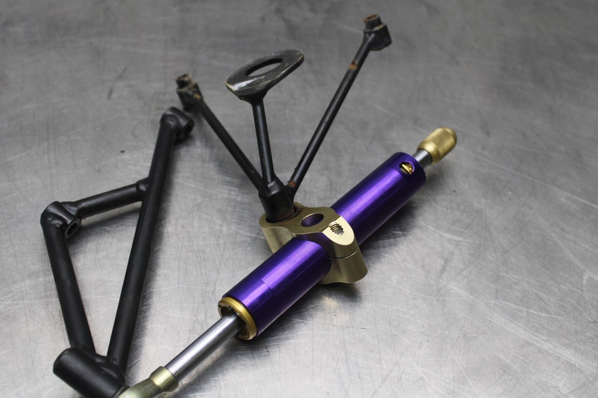 98 KAWASAKI NINJA ZX6 AFTERMARKET STEERING DAMPER STABILIZER BB870