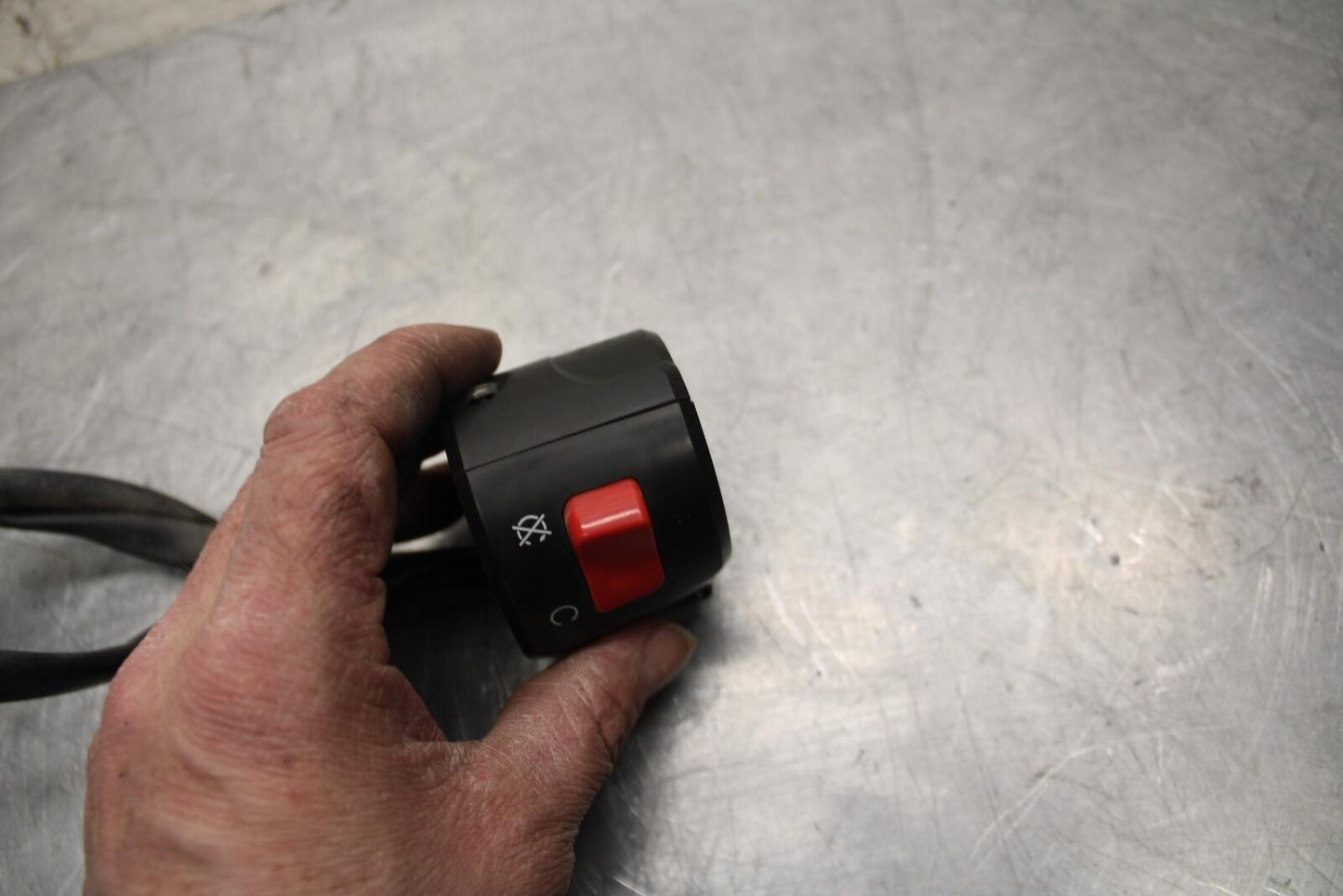 11 KAWASAKI NINJA 650 ER EX 650 RIGHT CLIP ON HANDLE KILL OFF START SWITCH BB503