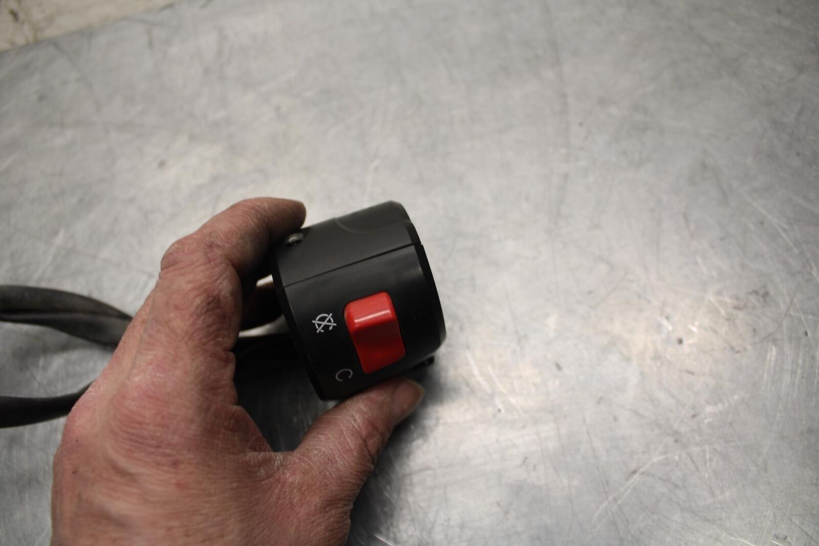 11 KAWASAKI NINJA 650 ER EX 650 RIGHT CLIP ON HANDLE KILL OFF START SWITCH BB503